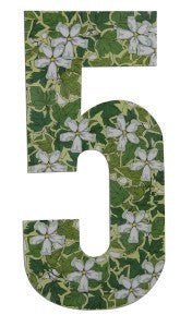 Ivy Design 17cm Wheelie Bin Number - Pack of 3 - wheeliebinnumbers.net