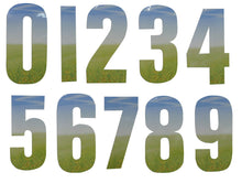 Meadow Design 17cm Wheelie Bin Number - wheeliebinnumbers.net