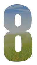 Meadow Design 17cm Wheelie Bin Number - wheeliebinnumbers.net