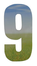 Meadow Design 17cm Wheelie Bin Number - wheeliebinnumbers.net